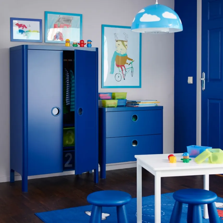 Cameretta IKEA bimbi 3-7 anni Busunge, componibile con fantasia