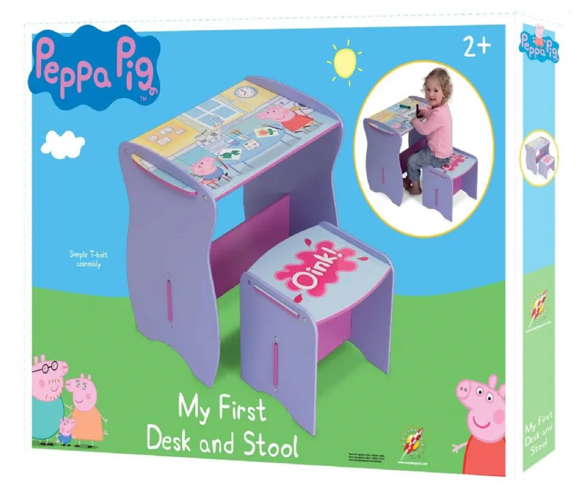 scrivania per bambini peppa pig