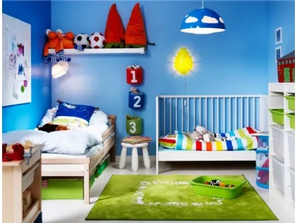 cameretta Ikea colorata