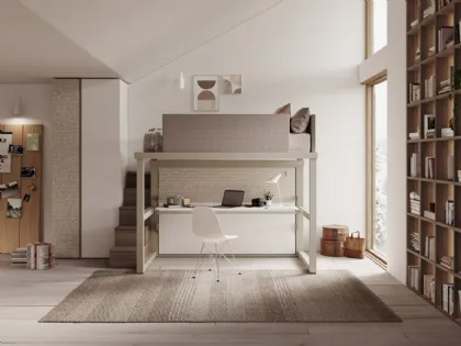 Soppalco Tiramolla con angolo studio di Tumidei