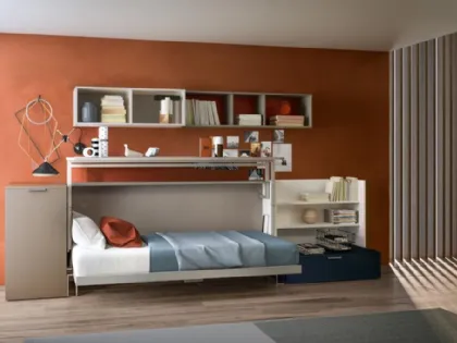 Scrittoio con letto a scomparsa Cabrio In - Clei