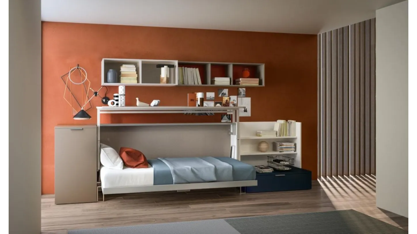 Scrittoio con letto a scomparsa Cabrio In - Clei