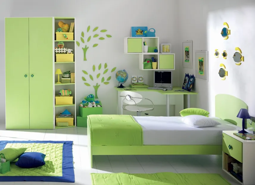Esempio di cameretta decorata