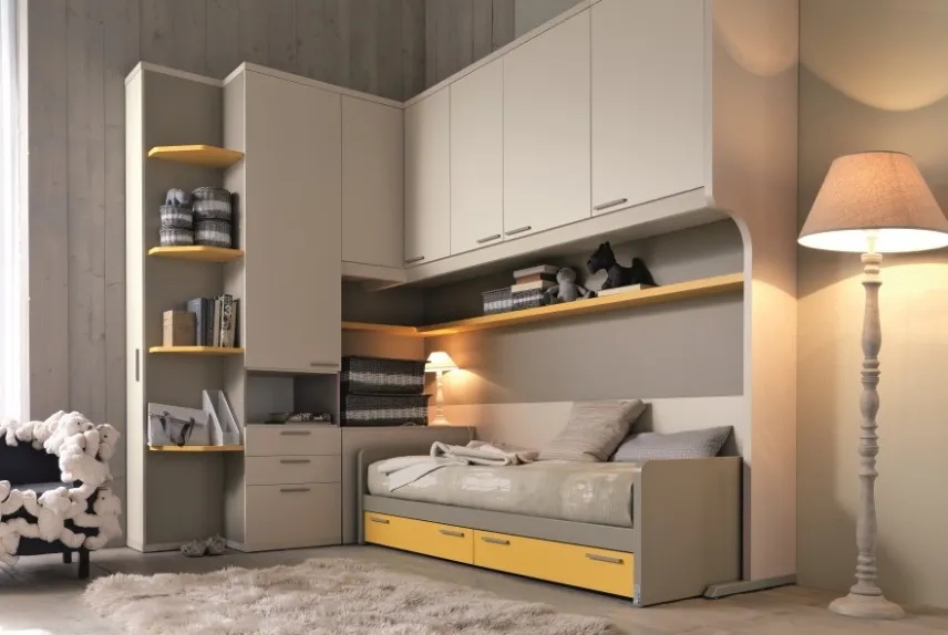 Cameretta con letto scorrevole