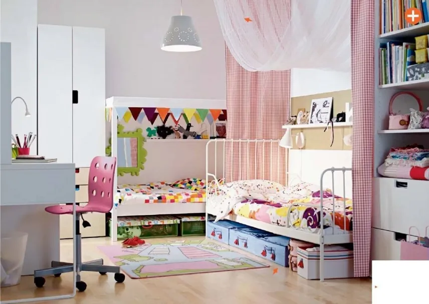 Uno dei suggerimento d'arredo del nuovo catalogo camerette Ikea 2015