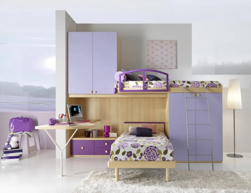 Camerette per bambini: camere a soppalco