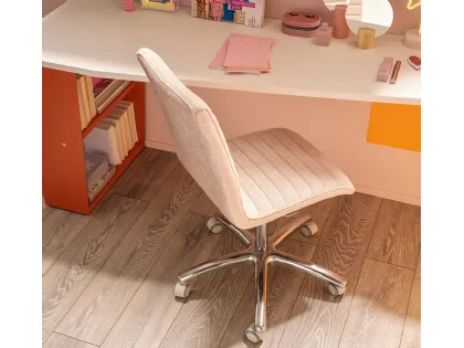La sedia Diva di Moretti Compact è imbottita ed ergonomica