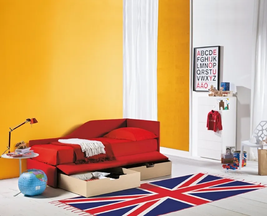 Letto bambini con contenitore