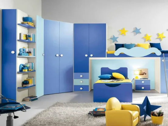 cameretta blu Mercatone Uno