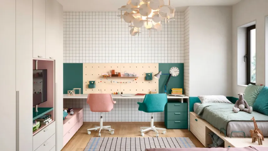 Scrivanie componibili di Nidi