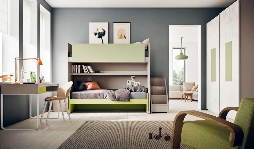 Cameretta con letto a castello Start s28 - Clever