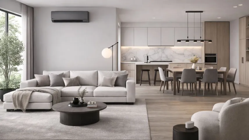 Il climatizzatore di design si armonizza con l'ambiente