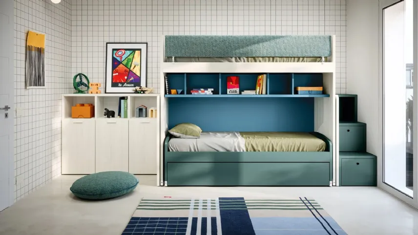Nidi - Letto a Castello Scorrevole Slot