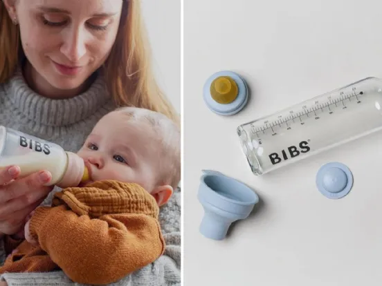 Biberon Ivory in vetro, set completo