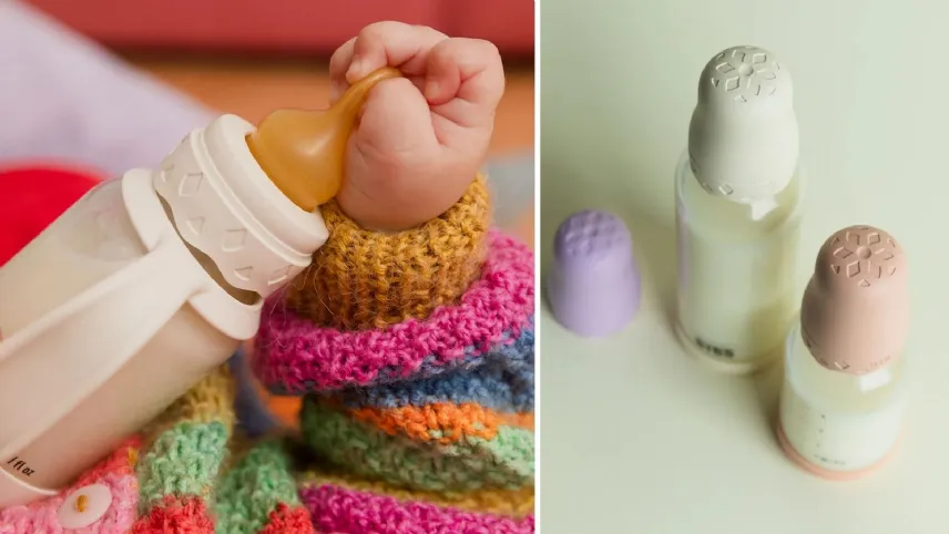 Biberon in vetro Violet Sky