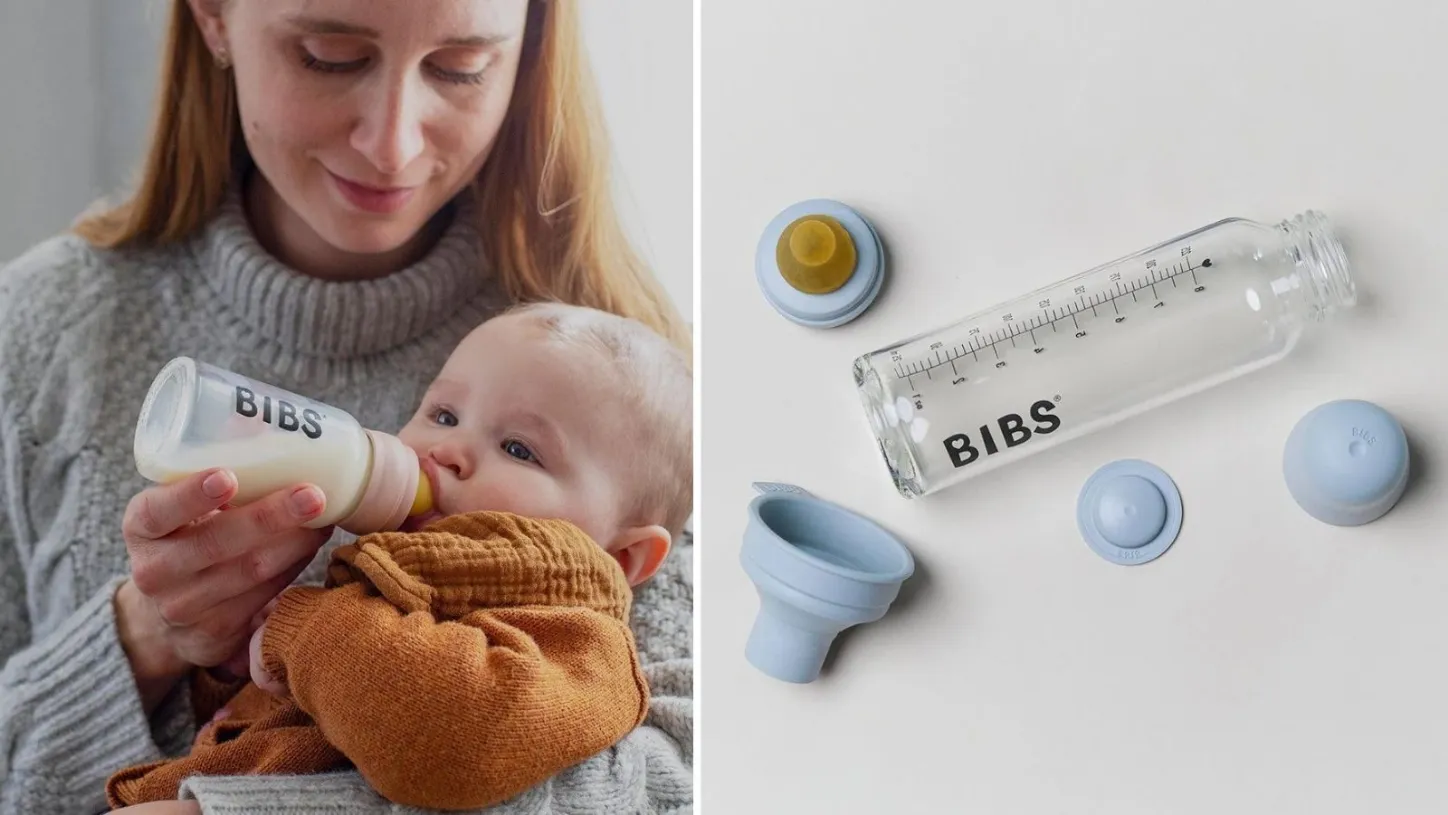 Biberon Ivory in vetro, set completo