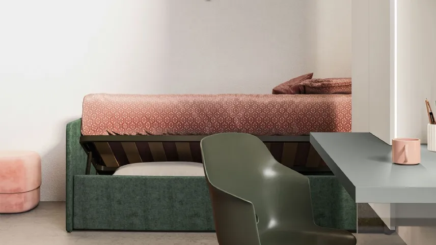 Hinge, letto salvaspazio di Clever