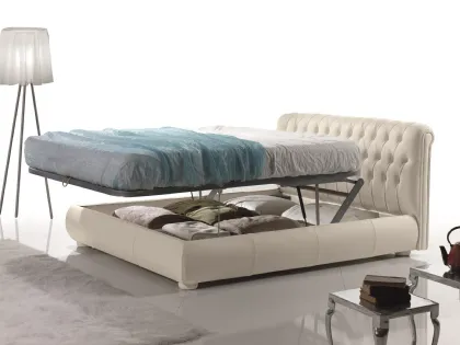 Letto contenitore con apertura orizzontale