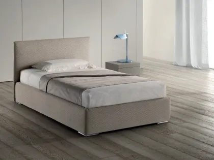 Letto contenitore una piazza e mezza Samoa Plain
