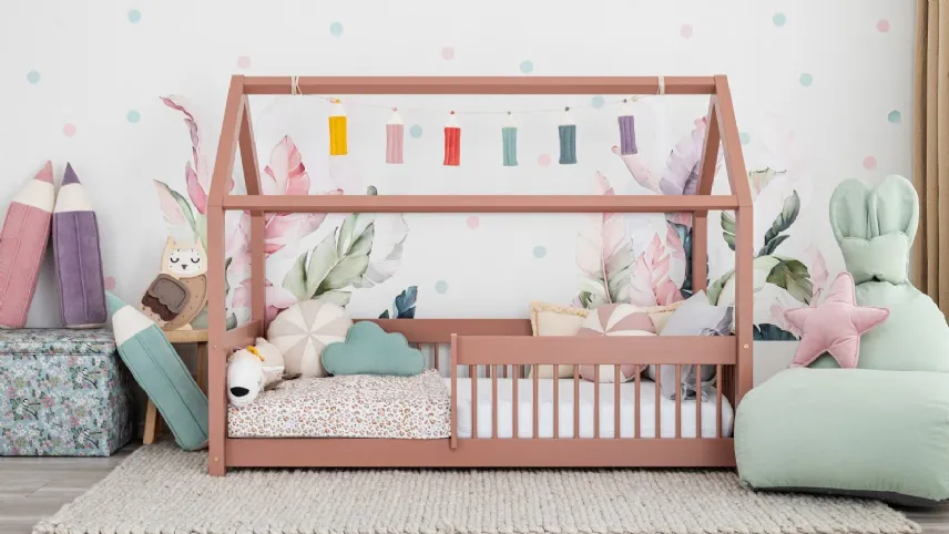 Letto Montessori a casetta di Treetale