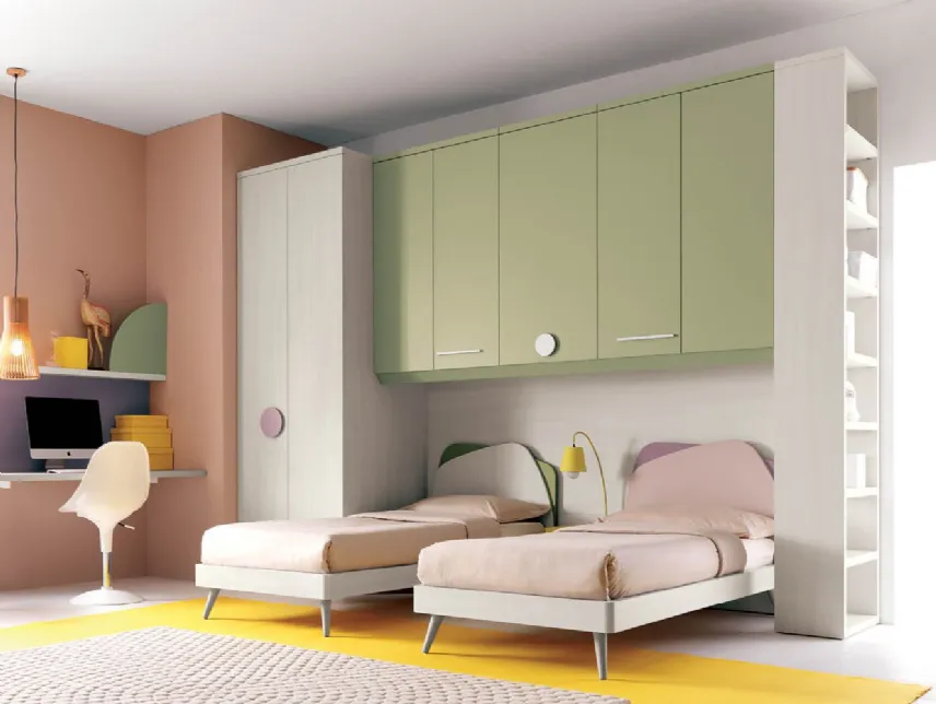 Armadio a ponte con libreria di Doimo Cityline