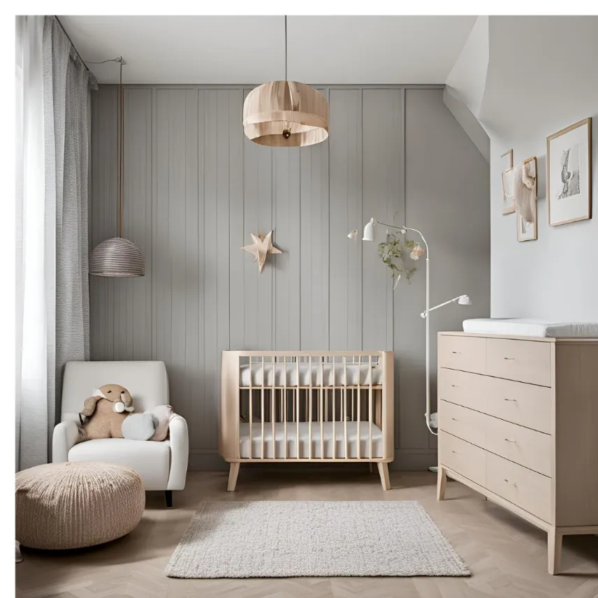 Cameretta neonato con fasciatoio